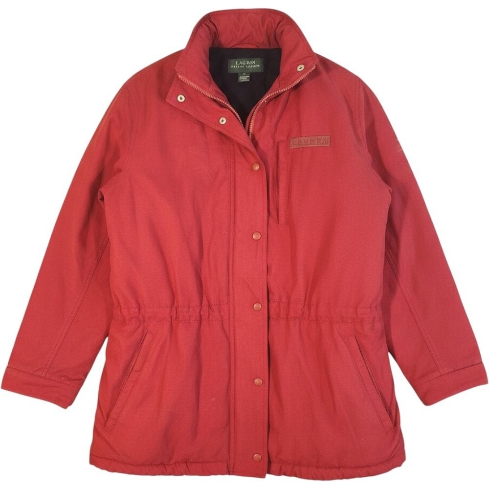 Vintage Lauren Ralph Lauren Women Puffer Parka Jacket Coat Large Y2K Gorpcore